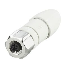 Прямой разъем M12 "мама" (5 pin) с клеммами, Исполнение разъема 1: прямой  – ТА
