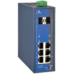 SmartE коммутатор 6×Gb TX + 2×Gb SFP с QoS, VLAN, RSTP, Порты Gigabit TX: 6, Порты Gigabit оптика: Gigabit SFP (2 порта)  – ТА
