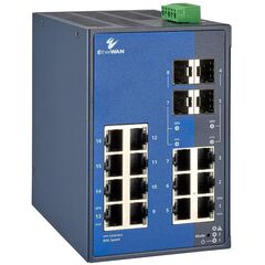 SmartE коммутатор 12×Gb TX + 2×Gb TX/SFP + 2×Gb SFP с QoS, VLAN, RSTP, Порты Gigabit TX: 14 (12 + 2×TX/SFP Combo), Порты Gigabit оптика: Gigabit SFP (4 порта) / Combo TX (2 порта)  – ТА