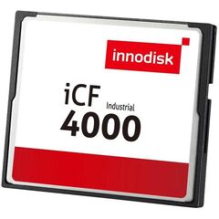 Флэш-диск CompactFlash 1GB, серия iCF 4000 (SLC), −40…+85°C, Объем: 1 GB, Рабочая температура: -40…+85°C, Каналов ввода-вывода: 2  – ТА