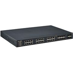 Lite-L3 коммутатор 16×Gb TX + 8×Gb TX/SFP + 4×10Gb SFP+, 2×48 VDC, Вход: 2× 48 VDC  – ТА