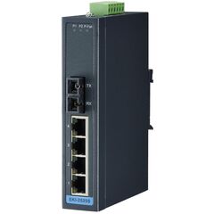 Коммутатор 4×100TX + 1×100FX SM 30км SC, −40…+75°С, Порты 10/100Base-TX: 4, Порты 100Mbit оптика: Single-mode (1 порт), Оптические разъемы FX: SC, Модификация: обычная, Рабочая температура: -40…+75°C  – ТА