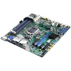 Серверная мат. плата µATX с C246 для Core i Gen.8/9 /Xeon E с 2×LAN, 2×COM, Порты Gigabit TX: 2  – ТА