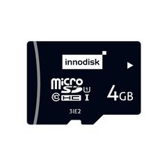 MicroSD карта 4GB, серия 3IE2 (iSLC by MLC), UHS I, −25…+85°C, Объем: 4 GB, Рабочая температура: -25…+85°C, Чипы флэш-памяти: WD MLC  – ТА