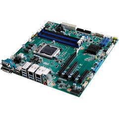 Мат. плата µATX с C236 для Xeon E3 v5 с 2×LAN, 6×COM, triple display  – ТА