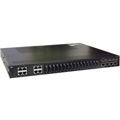 L2 коммутатор 8×100TX + 16×100FX MM 2км SC + 4×Gigabit TX/SFP, 48 VDC, Порты 10/100Base-TX: 8, Порты 100Mbit оптика: Multi-mode (16 портов), Дальность передачи FX: 2 км, Оптические разъемы FX: SC, Питание: 48 VDC  – ТА
