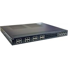L2 коммутатор 16×100TX + 8×100FX MM 2км SC + 4×Gigabit TX/SFP, 2×48 VDC, Порты 10/100Base-TX: 16, Порты 100Mbit оптика: Multi-mode (8 портов), Дальность передачи FX: 2 км, Оптические разъемы FX: SC, Питание: 2× 48 VDC  – ТА