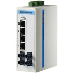 ProView коммутатор 4×100TX + 2×100FX SM ST, −40…+75°С, Порты 10/100Base-TX: 4, Порты 100Mbit оптика: Single-mode (2 порта), Оптические разъемы FX: ST  – ТА