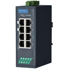 Smart коммутатор с ProfiNet и MRP Master, 8×100TX, −10…+60°С  – ТА