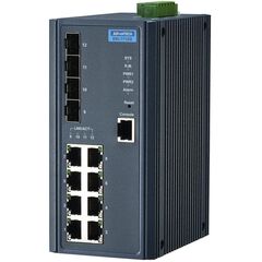 L2 коммутатор 8×Gigabit TX + 4×Gigabit SFP, −10…+60°С, Порты 10/100Base-TX: −, Порты Gigabit TX: 8, Порты Gigabit оптика: Gigabit SFP (4 порта), Рабочая температура: -10…+60°C  – ТА