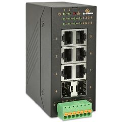 Неуправляемый коммутатор OttoE: 6×100/1000TX + 2×100/1000-SFP, −10…+60°С, Порты 10/100Base-TX: −, Порты Gigabit TX: 6, Порты 100Mbit оптика: −, Порты Gigabit оптика: Gigabit SFP (2 порта), Рабочая температура: -10…+60°C  – ТА