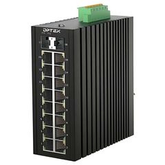 Управляемый L2 коммутатор 16TX + 2×10G SFP+, −40…+75°С  – ТА
