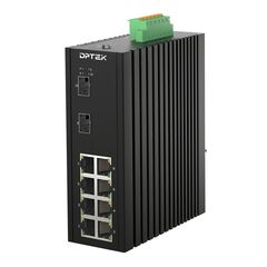 Управляемый L2 коммутатор 8TX PoE + 2×2.5G SFP, −40…+75°С  – ТА
