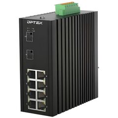 Управляемый L2 коммутатор 8TX + 2×10G SFP+, −40…+75°С  – ТА