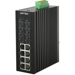 Управляемый L2 коммутатор 8TX PoE + 4×SFP + 4×2.5G SFP, −40…+75°С  – ТА
