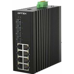 Управляемый L2 коммутатор 8TX PoE + 4×10G SFP+, −40…+75°С  – ТА