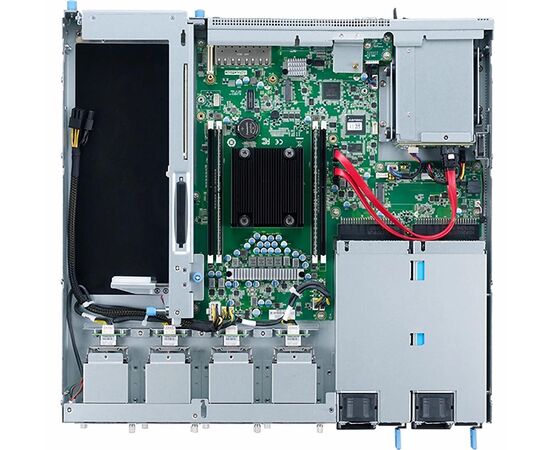 Серверная платформа 1U с Xeon D-2177NT, 2 Hot-swap отсека 2.5" SATA/SAS, 4×10G SFP+, 4×1GbE, резервированный БП 550 Вт, поддержка PTP v2, фото 5  – ТА