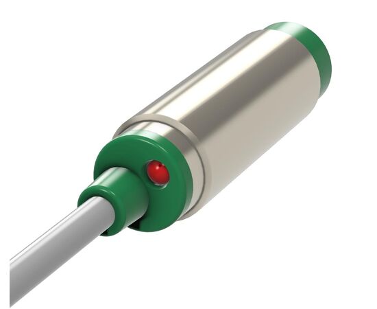 Индуктивный датчик Ø12×41 (Sn=4 мм), PNP "НО", 24 VDC, кабель 2 м, Монтажное исполнение: неутапливаемое, Функция выхода: НО, Электрическое исполнение: PNP, Модификация: стандарт, Электрическое подключение: кабель, Длина кабеля: 2 м, фото 3  – ТА