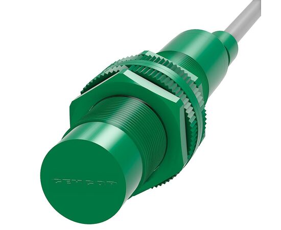 Емкостный датчик M18×86 (Sn=5 мм), NPN "ИЛИ", 24 VDC, кабель 2 м, Тип напряжения: DC, Функция выхода: НО+НЗ, Электрическое исполнение: NPN, Модификация: стандарт, Задержка срабатывания: −, Задержка отпускания: −, Электрическое подключение: кабель, фото 3  – ТА