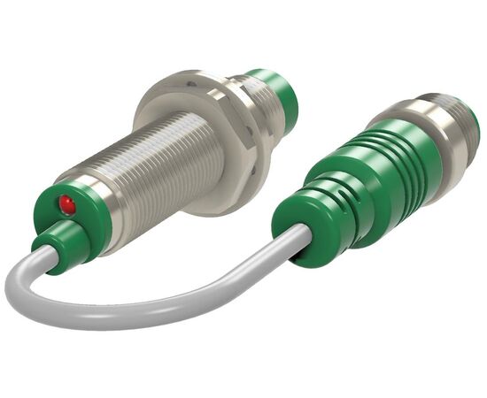 Индуктивный датчик M12×53 (Sn=6 мм), PNP "НЗ", 24 VDC, выносной разъем M12, Монтажное исполнение: неутапливаемое, Функция выхода: НЗ, Электрическое исполнение: PNP, Модификация: увеличенное Sn, Электрическое подключение: разъем M12 на кабеле, фото 3  – ТА