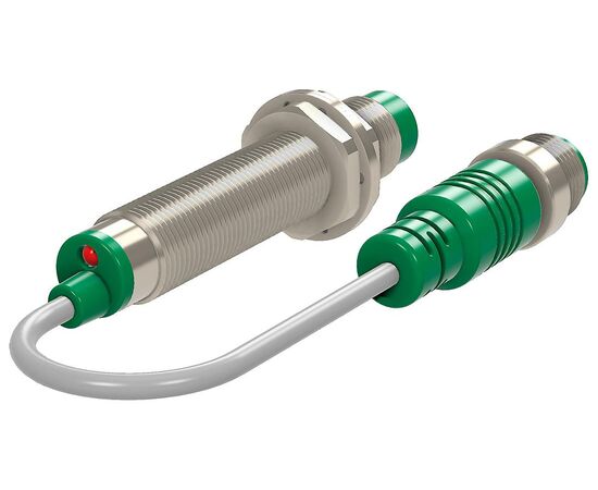 Индуктивный датчик M12×67 (Sn=6 мм), NPN "НО", 24 VDC, выносной разъем M12, Тип напряжения: DC, Монтажное исполнение: неутапливаемое, Функция выхода: НО, Электрическое исполнение: NPN, Модификация: увеличенное Sn, Электрическое подключение: разъем M12 на кабеле, фото 3  – ТА