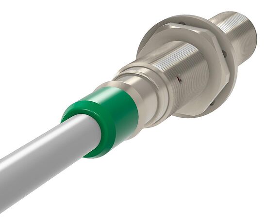 Индуктивный датчик M12×59 (Sn=2 мм), NPN "НЗ", 24 VDC, взрывозащита Ex mb IIC/IIIC, кабель 2 м со штуцером, Тип напряжения: DC, Монтажное исполнение: утапливаемое, Функция выхода: НЗ, Электрическое исполнение: NPN, Модификация: Ex, Электрическое подключение: кабель со штуцером, фото 3  – ТА