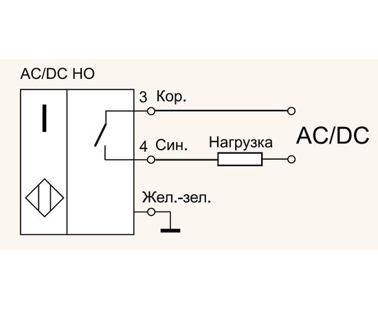 Индуктивный датчик M30×73 (Sn=10 мм), 2-пров. AC/DC "НО", 20…250 VAC/DC, кабель 2 м, −60…+60°C, Тип напряжения: AC или DC, Монтажное исполнение: утапливаемое, Функция выхода: НО, Электрическое исполнение: 2 wire, Защита выхода: отсутствует, Модификация: от −60°C, Электрическое подключение: кабель, фото 5  – ТА