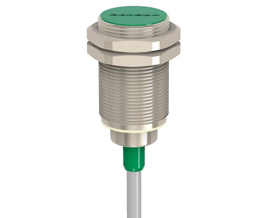 Индуктивный датчик M30×48 (Sn=10 мм), PNP "НО", 24 VDC, кабель 2 м, −25…+100°C, Монтажное исполнение: утапливаемое, Функция выхода: НО, Электрическое исполнение: PNP, Модификация: до +100°C, Электрическое подключение: кабель, фото 4  – ТА