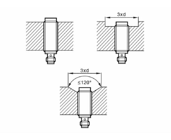 Индуктивный датчик M30×60 (Sn=18 мм), PNP "НО", 24 VDC, разъем M12, фото 6  – ТА