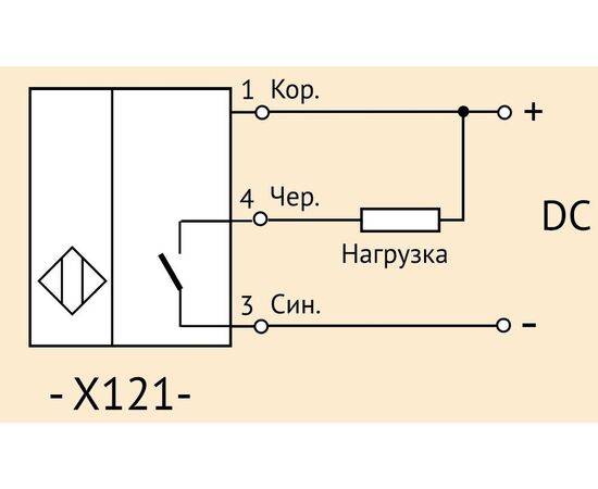 Индуктивный датчик M30×70 (Sn=15 мм), NPN "НО", 24 VDC, разъем M12, −25…+100°C, Монтажное исполнение: неутапливаемое, Функция выхода: НО, Электрическое исполнение: NPN, Модификация: до +100°C, Электрическое подключение: разъем M12, фото 5  – ТА