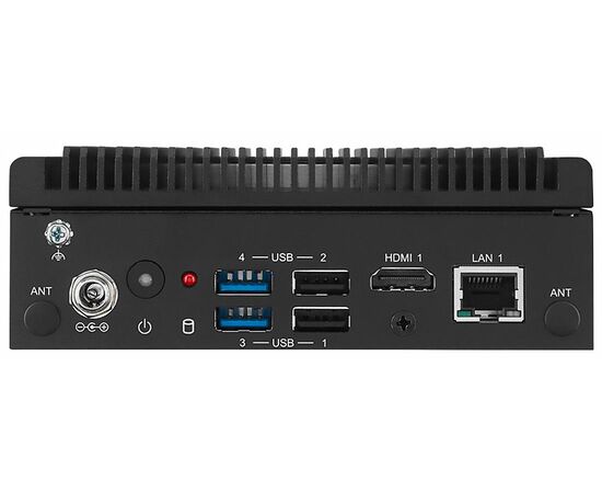 Встраиваемый безвентиляторный компьютер с Processor N200, 2×HDMI, 2×LAN, 4×USB, 2×COM, 2×CANbus, фото 3  – ТА