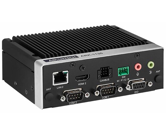 Встраиваемый безвентиляторный компьютер с Processor N200, 2×HDMI, 2×LAN, 4×USB, 2×COM, 2×CANbus, фото 4  – ТА
