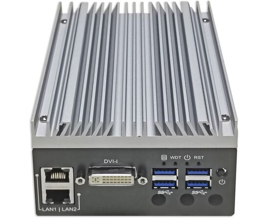 Встраиваемый безвентиляторный компьютер с Atom E3845, 4×COM, 4×USB, DVI-I, фото 3  – ТА