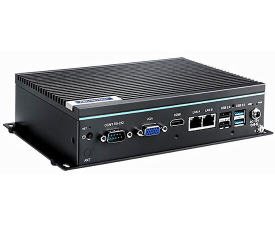Безвентиляторный промышленный компьютер с Celeron J3455E, 2×LAN, 6×COM, 4×USB, HDMI + VGA, фото 3  – ТА