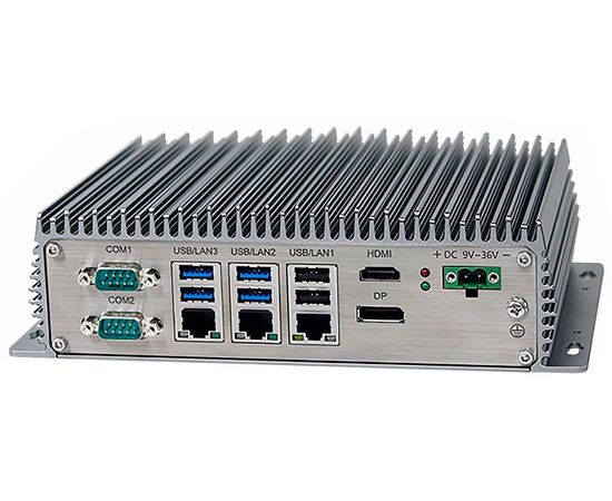 Встраиваемый промышленный компьютер с Celeron J6412, 3×LAN, 10×USB, 6×COM, HDMI+DP, −30…+70°C, фото 5  – ТА