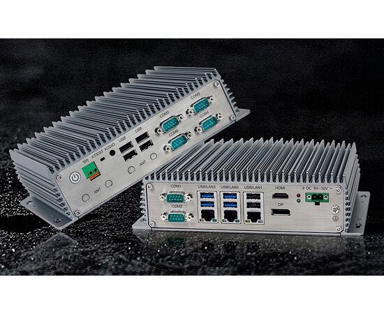 Встраиваемый промышленный компьютер с Celeron J6412, 3×LAN, 10×USB, 6×COM, HDMI+DP, −30…+70°C, фото 7  – ТА