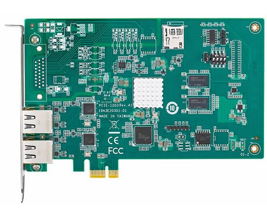 PCIE-1203L-32: контроллер перемещений EtherCAT Master, 2 порта: I/O + Motion (32 оси), базовый Motion, шина PCIe.x1, Число осей управления: 32, Интерфейс: PCIe x1, Модификация: базовые функции Motion, фото 3  – ТА
