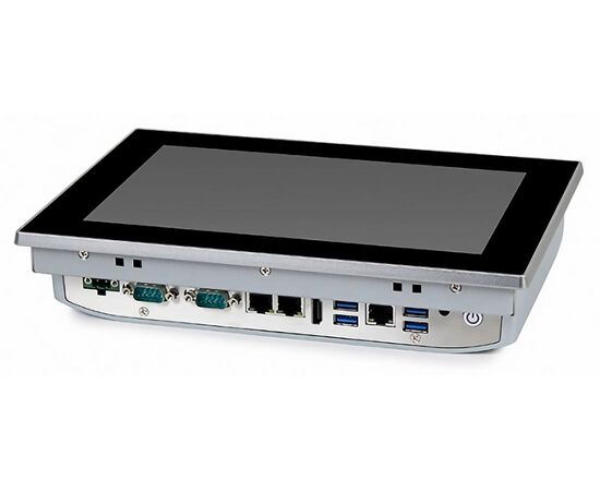 Промышленный панельный компьютер 10.1" с Celeron J6412, 4×USB, 2×RS-232/422/485, 3×2.5GbE LAN и мультисенсорным экраном, Диагональ экрана: 10.1", Соотношение сторон: 16:10, Сенсорный экран: ёмкостный мультисенсорный, Установленный CPU: Celeron J6412, Материал передней рамки: алюминий анодир., фото 4  – ТА