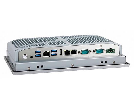 Промышленный панельный компьютер 10.1" с Celeron J6412, 4×USB, 2×RS-232/422/485, 3×2.5GbE LAN и мультисенсорным экраном, Диагональ экрана: 10.1", Соотношение сторон: 16:10, Сенсорный экран: ёмкостный мультисенсорный, Установленный CPU: Celeron J6412, Материал передней рамки: алюминий анодир., фото 5  – ТА