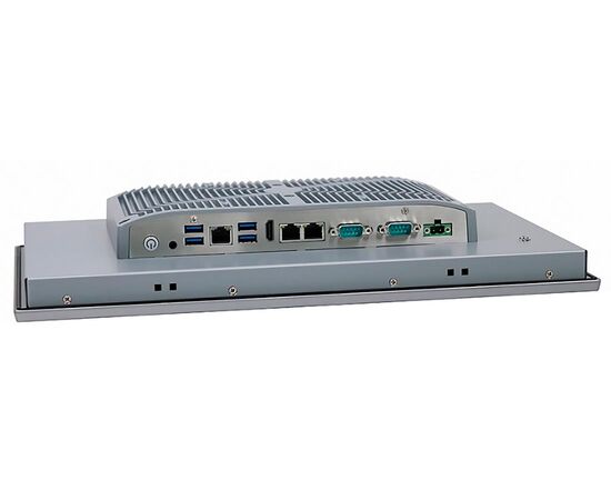 Промышленный панельный компьютер 15.6" с Celeron J6412, 4×USB, 2×RS-232/422/485, 3×2.5GbE LAN и мультисенсорным экраном, Диагональ экрана: 15.6", Соотношение сторон: 16:9, Сенсорный экран: ёмкостный мультисенсорный, Установленный CPU: Celeron J6412, Материал передней рамки: алюминий анодир., фото 3  – ТА