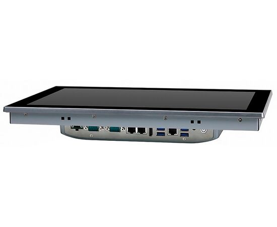 Промышленный панельный компьютер 15.6" с Celeron J6412, 4×USB, 2×RS-232/422/485, 3×2.5GbE LAN и мультисенсорным экраном, Диагональ экрана: 15.6", Соотношение сторон: 16:9, Сенсорный экран: ёмкостный мультисенсорный, Установленный CPU: Celeron J6412, Материал передней рамки: алюминий анодир., фото 4  – ТА