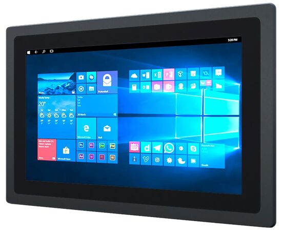EPC-410 G3: промышленный панельный компьютер 10.1" с Processor N97, 8GB RAM / 128GB SSD, 2×LAN, 2×COM, 2×USB и мультисенсорным экраном, Диагональ экрана: 10.1", Установленный CPU: Processor N97, Установленное ОЗУ: 4 GB, Установленный накопитель: 128 GB NVMe, фото 3  – ТА
