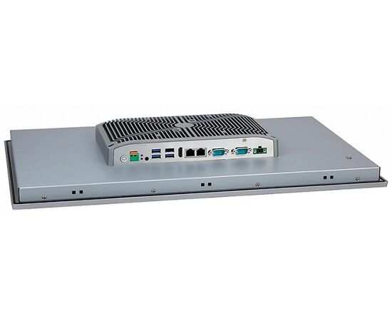 Промышленный панельный компьютер 21.5" с Core i3-8145U, 4×USB, 2×RS-232/422/485, 2×GbE LAN и мультисенсорным экраном, Диагональ экрана: 21.5", Соотношение сторон: 16:9, Сенсорный экран: ёмкостный мультисенсорный, Установленный CPU: i3-8145U, Материал передней рамки: алюминий анодир., фото 4  – ТА