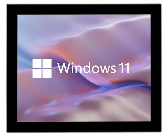 Промышленный панельный компьютер 17" с Core i3-8145U, 4×USB, 2×RS-232/422/485, 2×GbE LAN и мультисенсорным экраном, Диагональ экрана: 17", Соотношение сторон: 5:4, Сенсорный экран: ёмкостный мультисенсорный, Установленный CPU: i3-8145U, Материал передней рамки: алюминий анодир., фото 3  – ТА