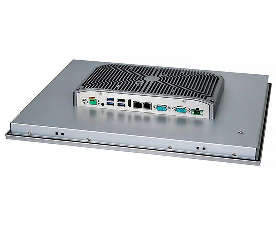 Промышленный панельный компьютер 17" с Core i3-8145U, 4×USB, 2×RS-232/422/485, 2×GbE LAN и мультисенсорным экраном, Диагональ экрана: 17", Соотношение сторон: 5:4, Сенсорный экран: ёмкостный мультисенсорный, Установленный CPU: i3-8145U, Материал передней рамки: алюминий анодир., фото 5  – ТА