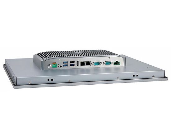 Промышленный панельный компьютер 19" с Core i3-8145U, 4×USB, 2×RS-232/422/485, 2×GbE LAN и мультисенсорным экраном, Диагональ экрана: 19", Соотношение сторон: 5:4, Сенсорный экран: ёмкостный мультисенсорный, Установленный CPU: i3-8145U, Материал передней рамки: алюминий анодир., фото 5  – ТА