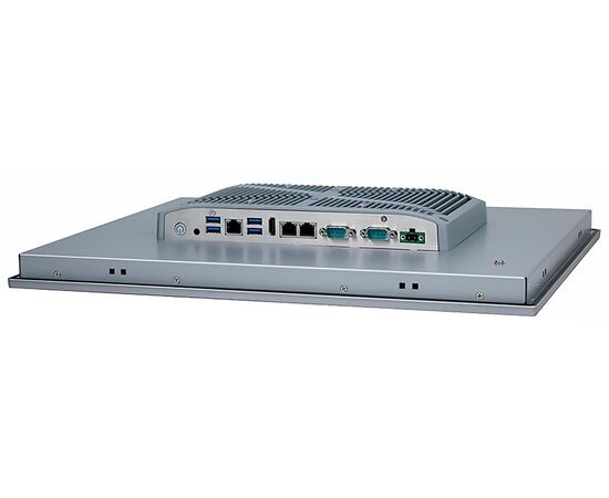 Промышленный панельный компьютер 19" с Celeron J6412, 4×USB, 2×RS-232/422/485, 3×2.5GbE LAN и мультисенсорным экраном, Диагональ экрана: 19", Соотношение сторон: 5:4, Сенсорный экран: ёмкостный мультисенсорный, Установленный CPU: Celeron J6412, Материал передней рамки: алюминий анодир., фото 4  – ТА