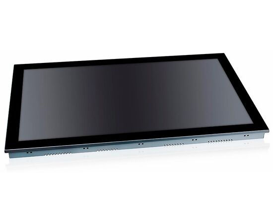 Промышленный панельный компьютер 32" с Core i5-1235U, 5×USB, 2×RS-232/422/485, 3×LAN и мультисенсорным экраном, Диагональ экрана: 31.5", Соотношение сторон: 16:9, Сенсорный экран: ёмкостный мультисенсорный, Установленный CPU: i5-1235U, Материал передней рамки: алюминий анодир., фото 3  – ТА