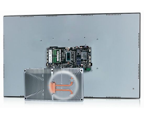 Промышленный панельный компьютер 32" с Core i7-1255U, 5×USB, 2×RS-232/422/485, 3×LAN и мультисенсорным экраном, Диагональ экрана: 31.5", Соотношение сторон: 16:9, Сенсорный экран: ёмкостный мультисенсорный, Установленный CPU: i7-1255U, Материал передней рамки: алюминий анодир., фото 8  – ТА