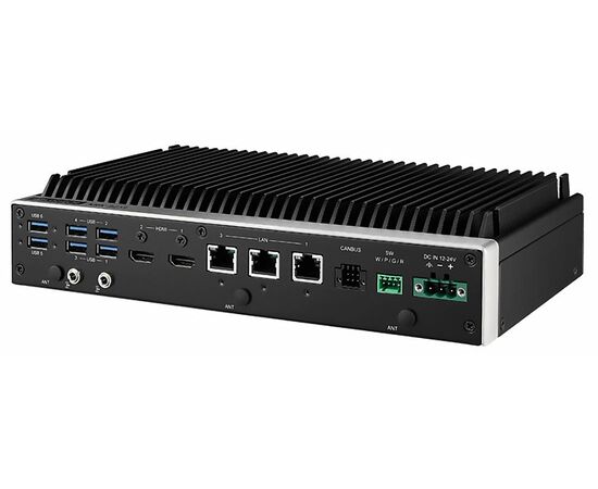 Промышленный безвентиляторный компьютер с Core i5-1335UE, 3×LAN, 6×COM, 7×USB, 2×HDMI, Установленный CPU: i5-1335UE, фото 4  – ТА